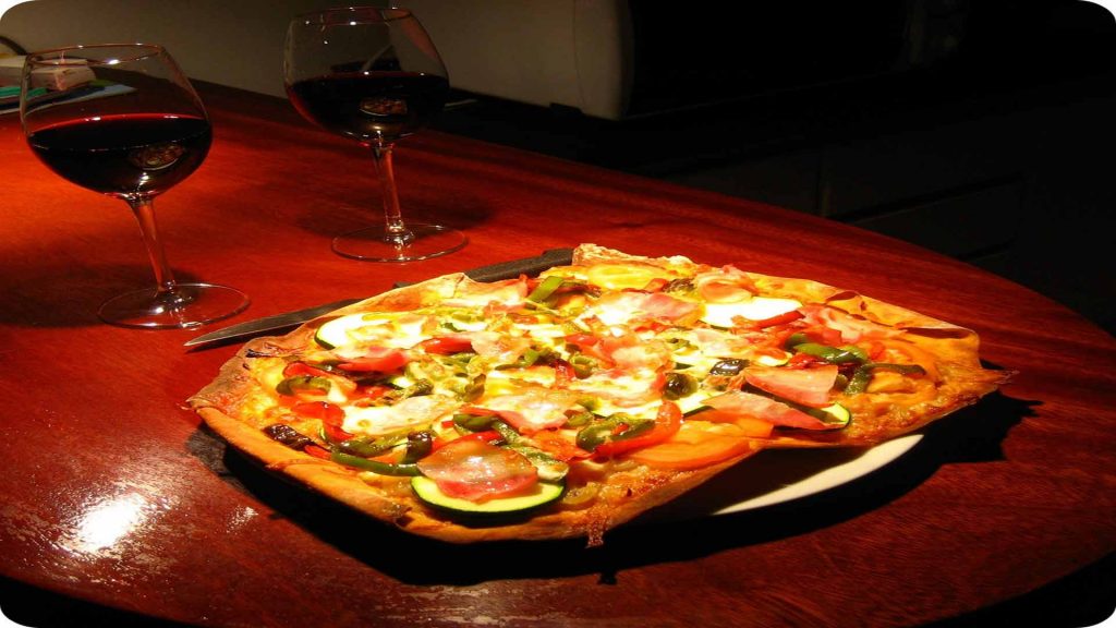 6 maridajes de pizza y vino