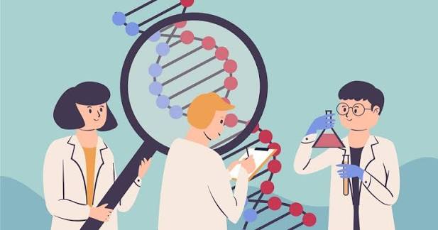 animación alusiva a enfermedades hereditarias por genética